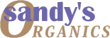 Sandy's all organic body products logo